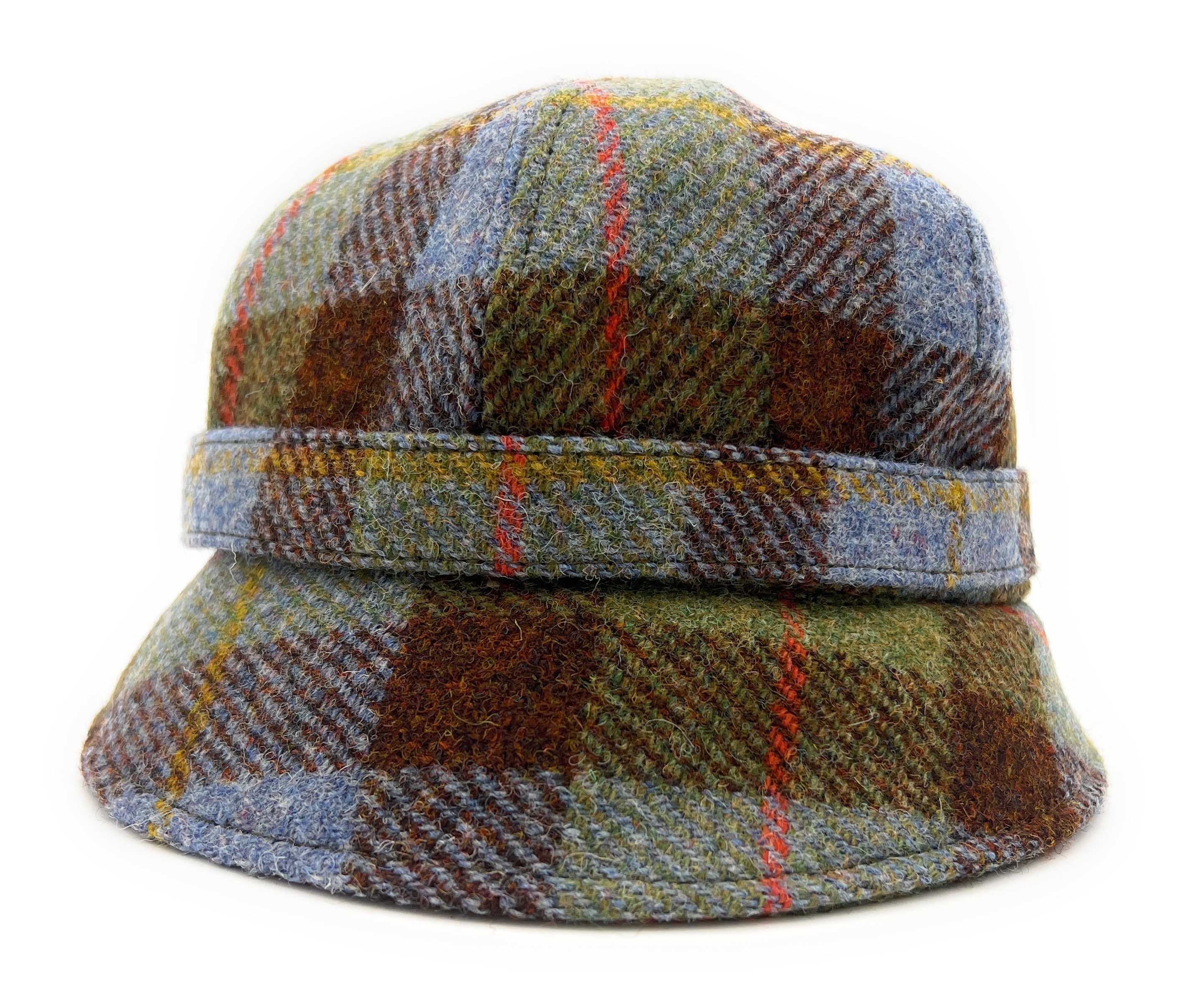 D35 Uomo Luce Derby Berretto Piatto IN Tweed Rivestito IN Teflon MISURE S - XXL