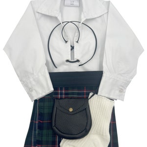 Scottish National Tartan Baby Adjustable Kilt Outfit Newborn - 4 Years