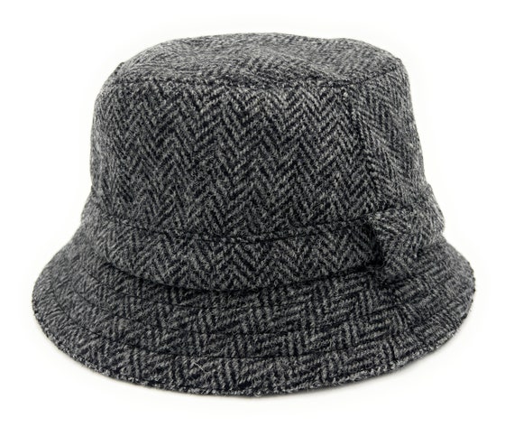 Men's Harris Tweed Grey Herringbone 