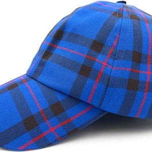 Elliot Tartan Golf Berretto da baseball regolabile Cappello unisex Prodotto in Scozia