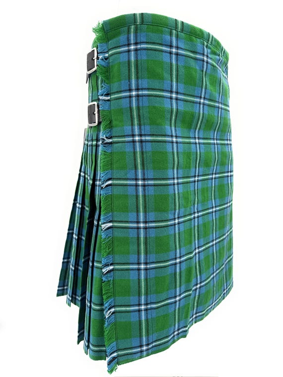 Irvine Ancient Tartan Yard 12oz Weight Men's Wool Blend Kilt