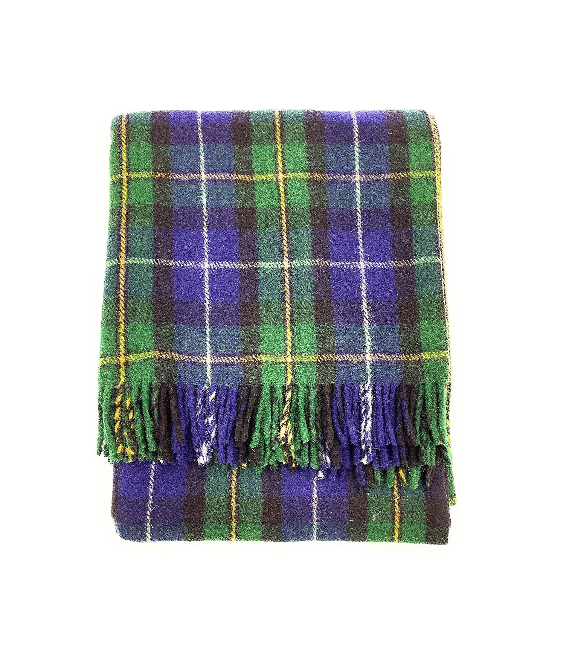 MacNeil of Barra Wool Tartan Blanket Throw Brand New Etsy