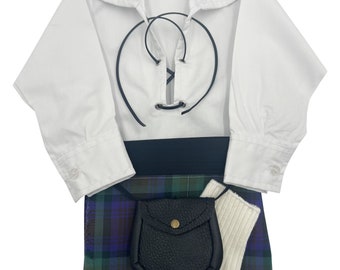 Isle of Skye Tartan Baby Adjustable Kilt Outfit 0-36 Months