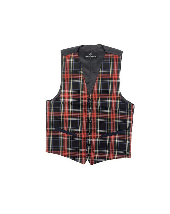 gilet tartan homme