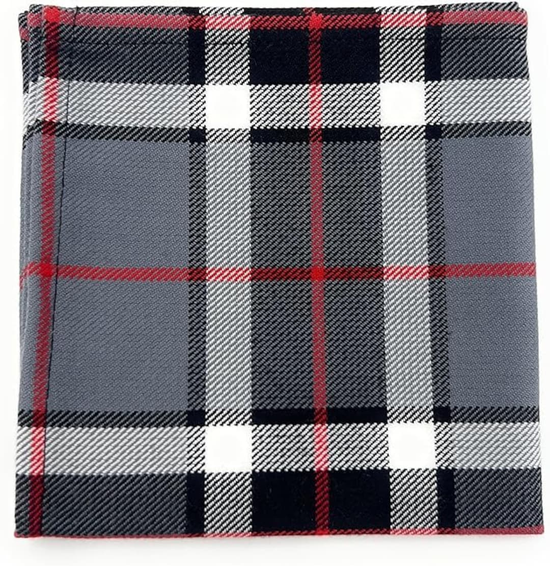 Thomson Gray Pattern Thomson Grey Tartan Pocket Square 26cm X 26cm - Etsy