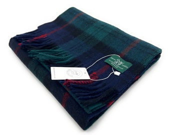 Armstrong Modern Tartan Clan Scarf 100% Soft Lambswool Unisex 180cm x 30cm