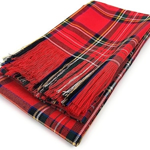 Royal Stewart Tartan sjerp, volledige maat voor dames