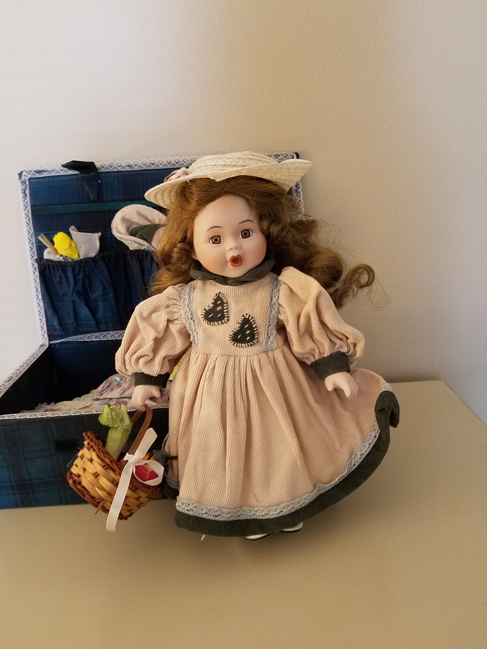 Duck House Collectible Porcelain Doll Pearl Etsy