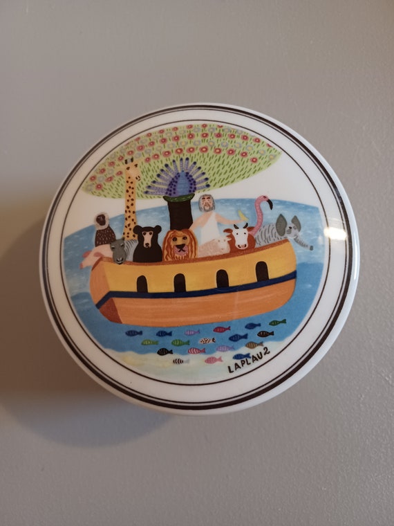 Noah's Ark Villeroy & Boch candy dish/trinket box Gem