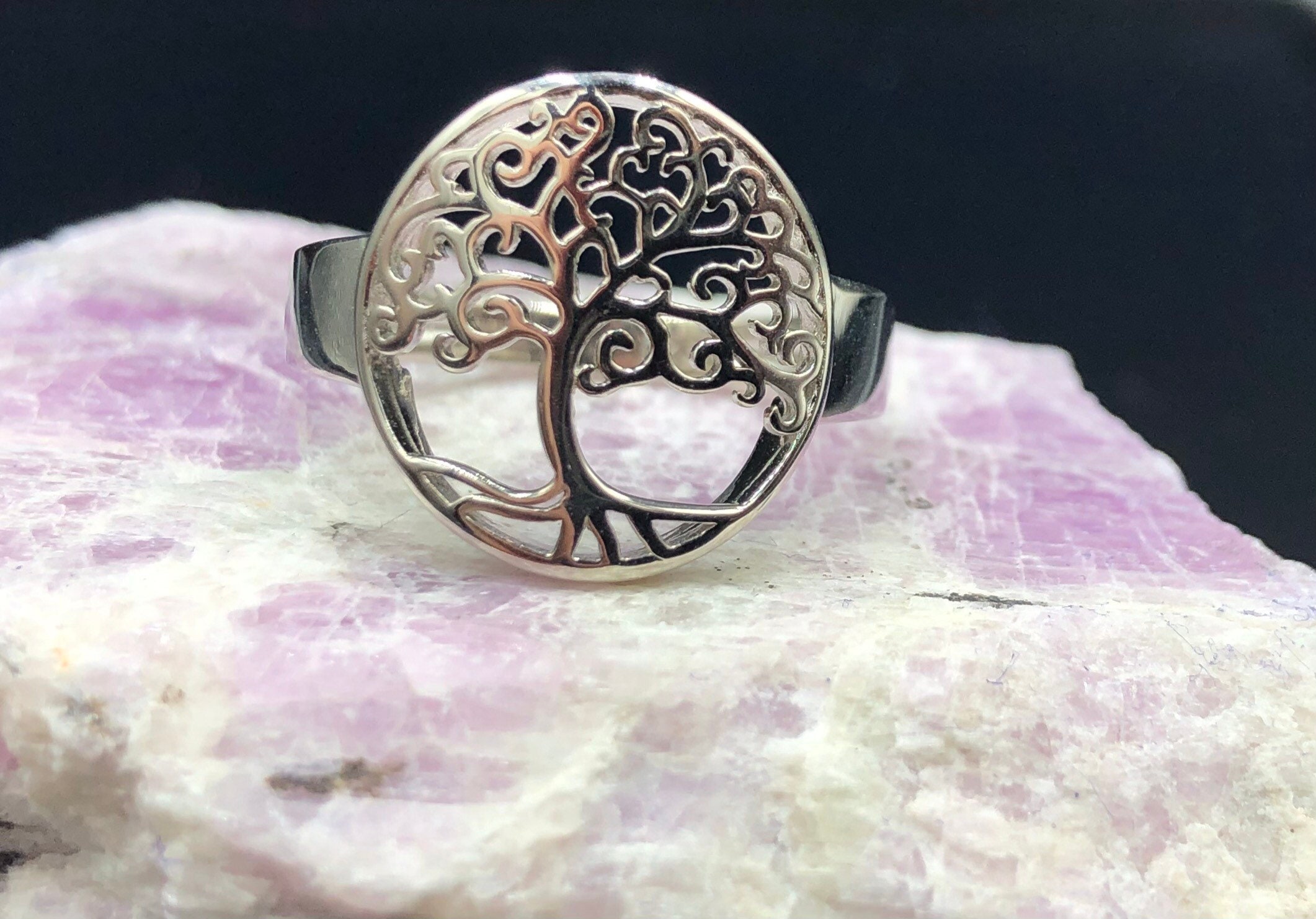 Tree of Life 925 Sterling Silver Ring Spiritual Ring Boho | Etsy