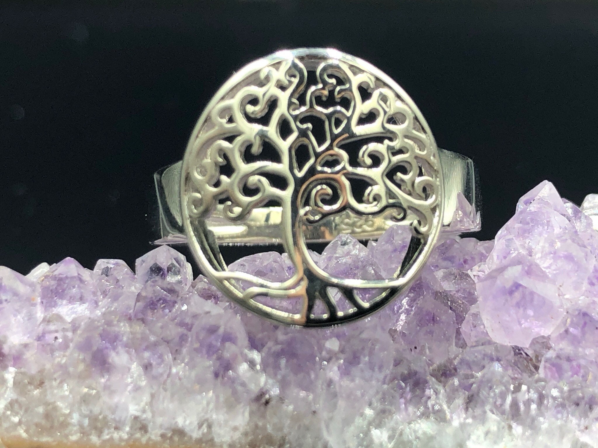 Tree of Life 925 Sterling Silver Ring Spiritual Ring Boho | Etsy