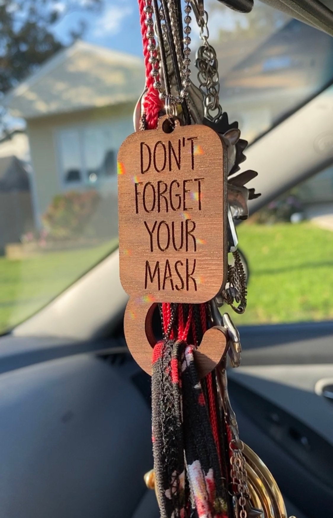 Car Mask Holder Dont Your Mask Mask Holder Mask Etsy