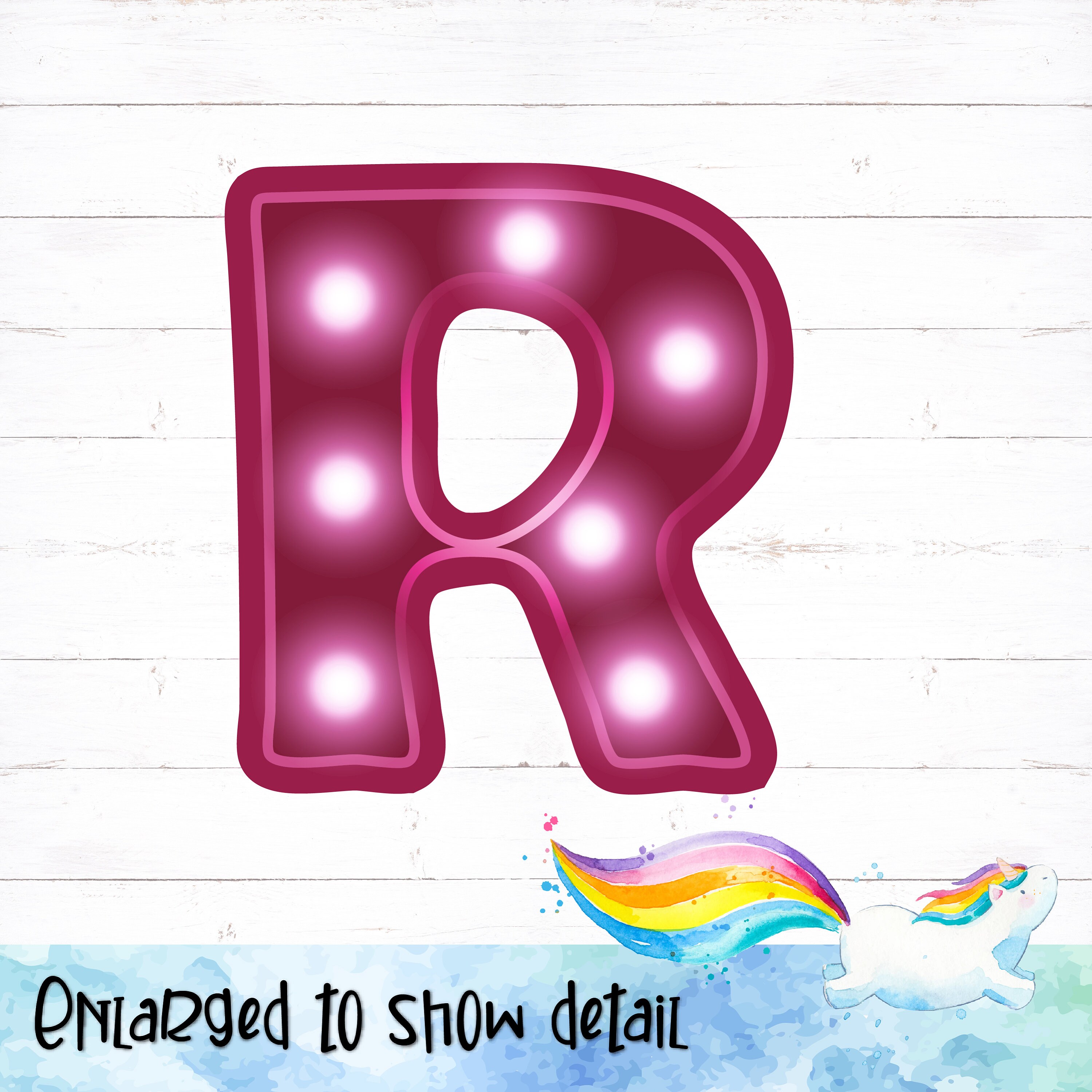 Printable Digital Alphabet Letters, Marquee Letters, Marquee Alphabet ...