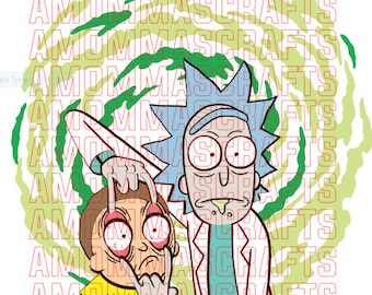 Rick And Morty Svg Etsy
