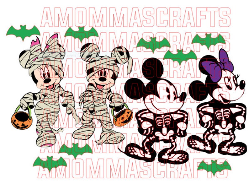 mickey mouse mummy statue