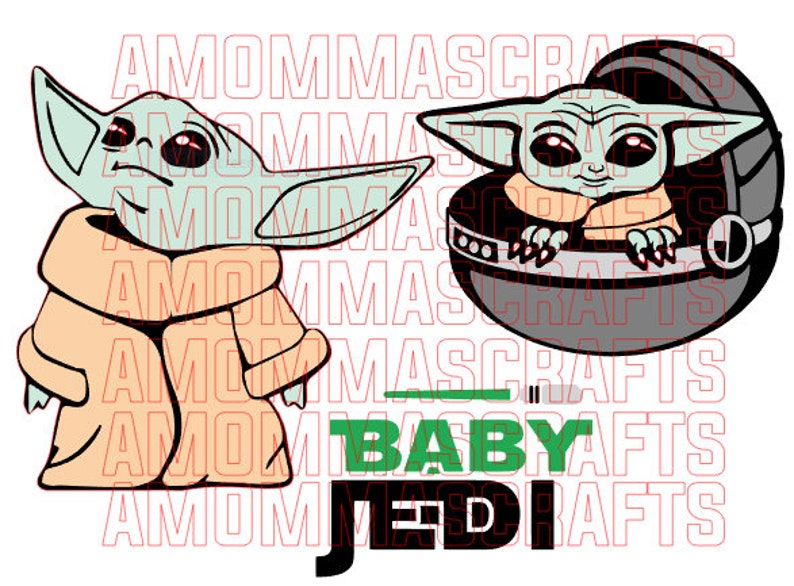 Download Baby Yoda The Child SVG Digital File | Etsy
