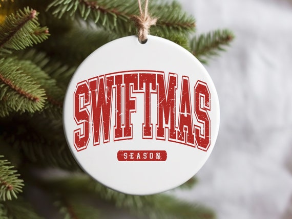 Swiftmas Ornament, Taylor Eras Tour 2023 Ornament, Swiftie, Personalized gift for a swiftie, swift