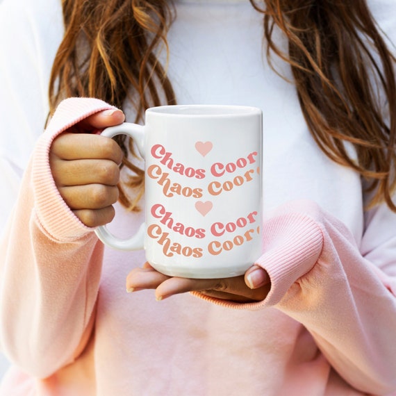 Chaos Coordinator | Coffee Mug | Funny Mom Mug | Mom Mug | Wife | Mom Coffee Mugs | Mother's Day Gift | New Mom Mug | Mama | Pastel Mama Mug