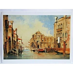 Jules-Romain Joyant, artista francês Cartão postal - Escola de São Marcos, Veneza