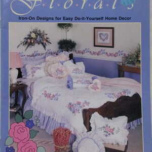 Romantische Blumen Eisen auf Designs Home Decor von Kay McConnaughey 1991