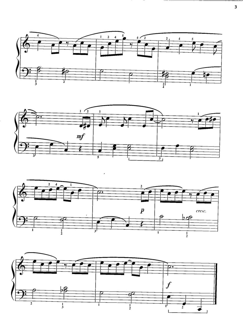 The Entertainer Piano Solo - Digital Sheet Music Key of C Intermediate ...