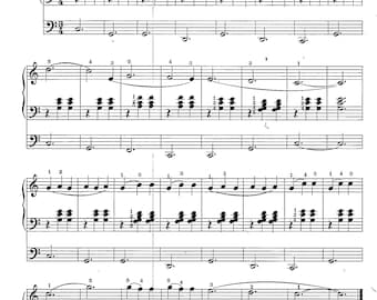 スケーターズワルツのテーマ デジタルプリント楽譜 ピアノまたは