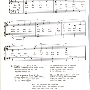 Paper of Pins Sheet Music - Digital Folk Tune - Key of G