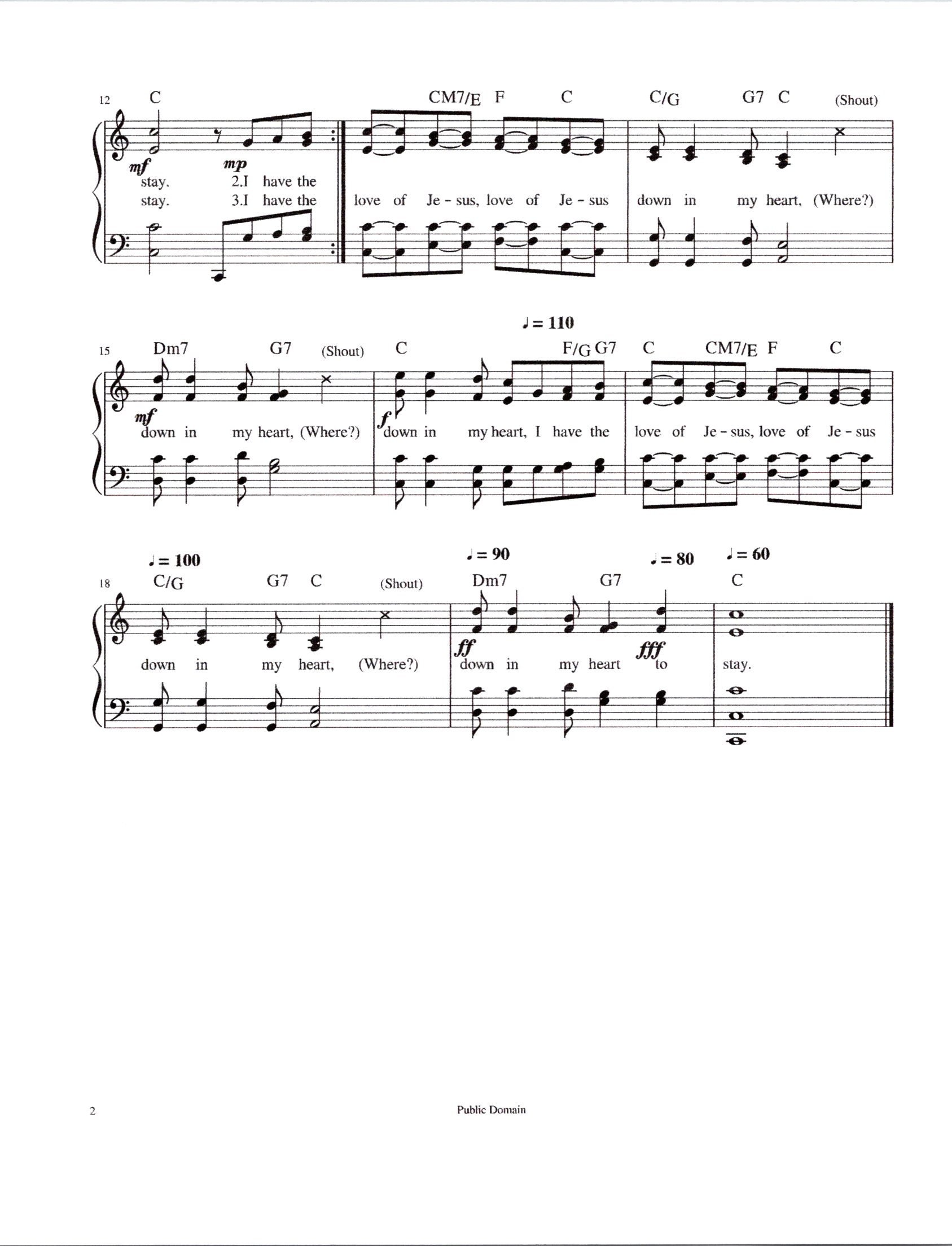 Down in My Heart (i've Got the Joy) Digital Religious