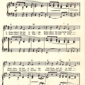 Beautiful Isle of Somewhere Hymn Tune - Digital Hymn Tune - Key of G