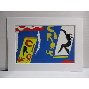Cartão postal branco fosco - Henri Matisse, The Circus 1943-1944 - 5" X 7"
