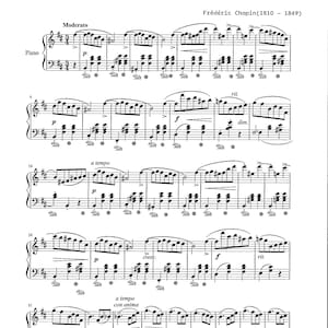 ピアノ楽譜 - ワルツ 作品69第2番 モデラート ロ短調 - フレデリック
