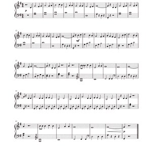 My Grandfather&#39;s Clock - Late Beginner Piano Solo - Digital Sheet Music Key of G