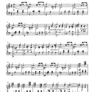 Hawaiian Sunset Waltz Sheet Music - Digital Piano Solo - Key of C Intermediate Level