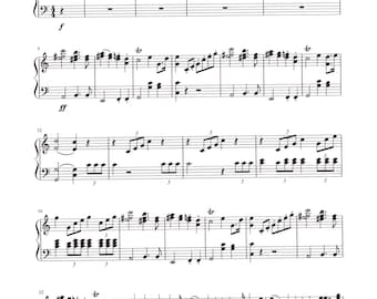 Wedding March From "Midsummer Night's Dream by Mendelssohn - Digital Sheet Music - Key of C