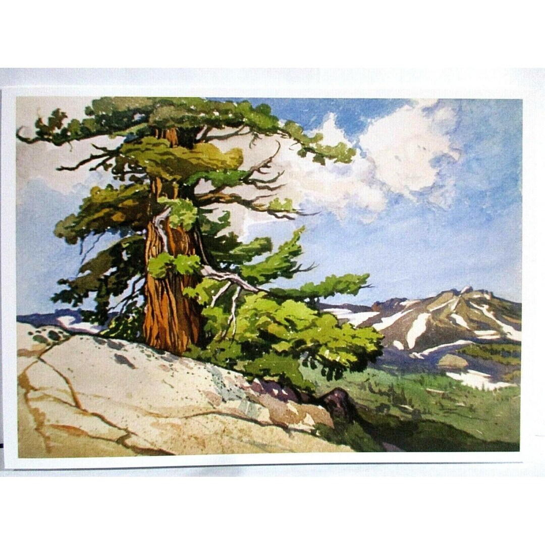 William S Rice Artist Notecard and Envelope - A Sentinel of the ...