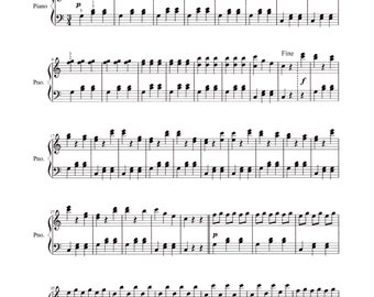 Chopsticks Piano Solo - Digital Sheet Music - Key of C