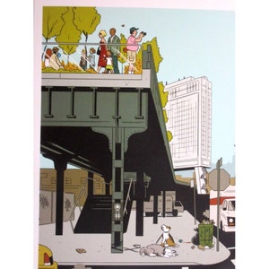 Postcard - HIGH AND LOW The New Yorker Magazine Cover September 7, 2009