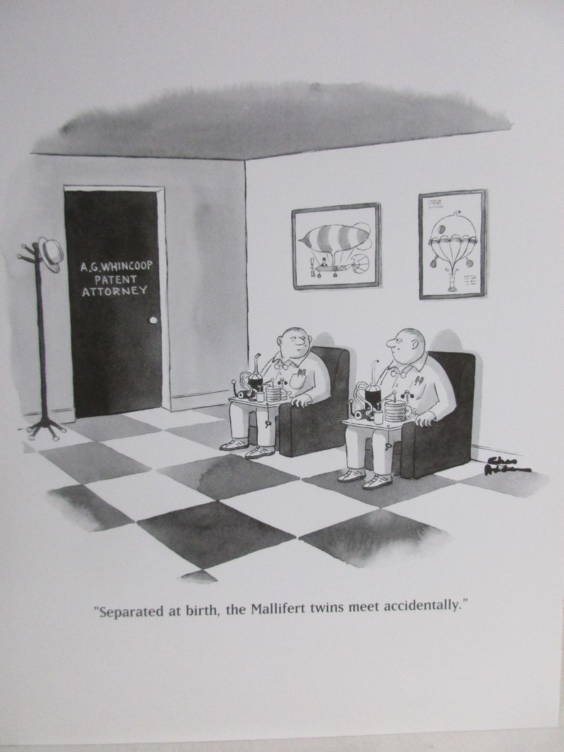 Chas Addams Mallifert Twins Calendar Cartoon Print Addams - Etsy