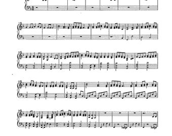 Simple Gift Piano Solo - Digital Piano Hymn Tune - Keys of F & G