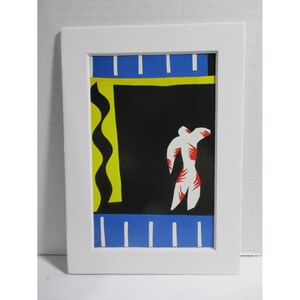 Cartão postal branco fosco - Henri Matisse, O palhaço 1943-1944 - 5" X 7"