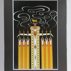 Erte Art Deco Postcard (Romain de Tirtoff 1892 -1990) 20th Century Reprint #716