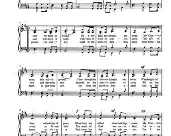 In Christ Alone My Hope is Found - Digital Hymn Tune for Piano and Voices