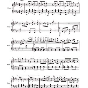 Maple Leaf Rag von Scott Joplin - Digitale Musiknoten - Tonart A Wohnung - Fortgeschritten Ebene