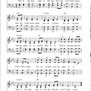 This Is the Day - Digital Hymn Tune Sheet Music Key of E Flat