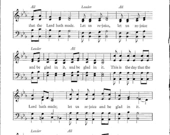 This Is the Day - Digital Hymn Tune Sheet Music Key of E Flat