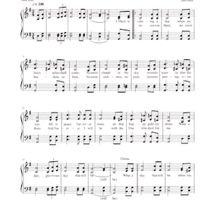 What a Day That Will Be - Digital Hymn Tune Sheet Music - Key of G