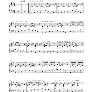 In the Mood (complete) - Digital Piano Solo - Intermediate Level - Key of G