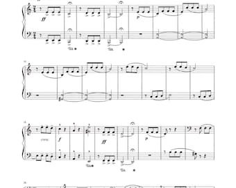 Symphony No. 5 Easy Piano by Beethoven - Digital Sheet Music