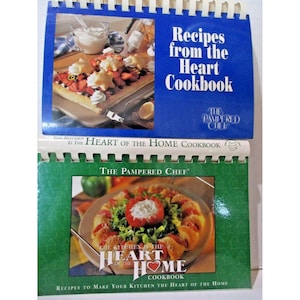 2 Spiralhefte von Pamered Chef - Mit Herz und Herz aus den Home-Kochbüchern