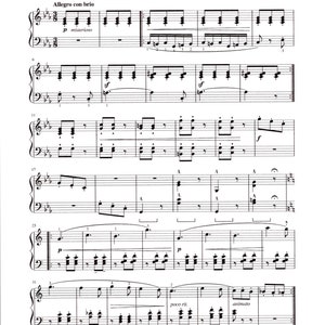 Ballade Op. 100 No. 15 by Burgmuller - Digital Piano Solo Sheet Music - Key of C Minor